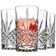 Godinger Highball Drinking Glasses, Tall Glass Cups, Water Glasses, Cocktail Glasses, Dublin Collection - Set of 4