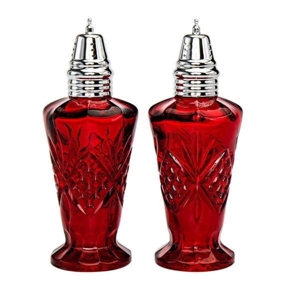 dublin-crystal-red-salt-pepper-shakers