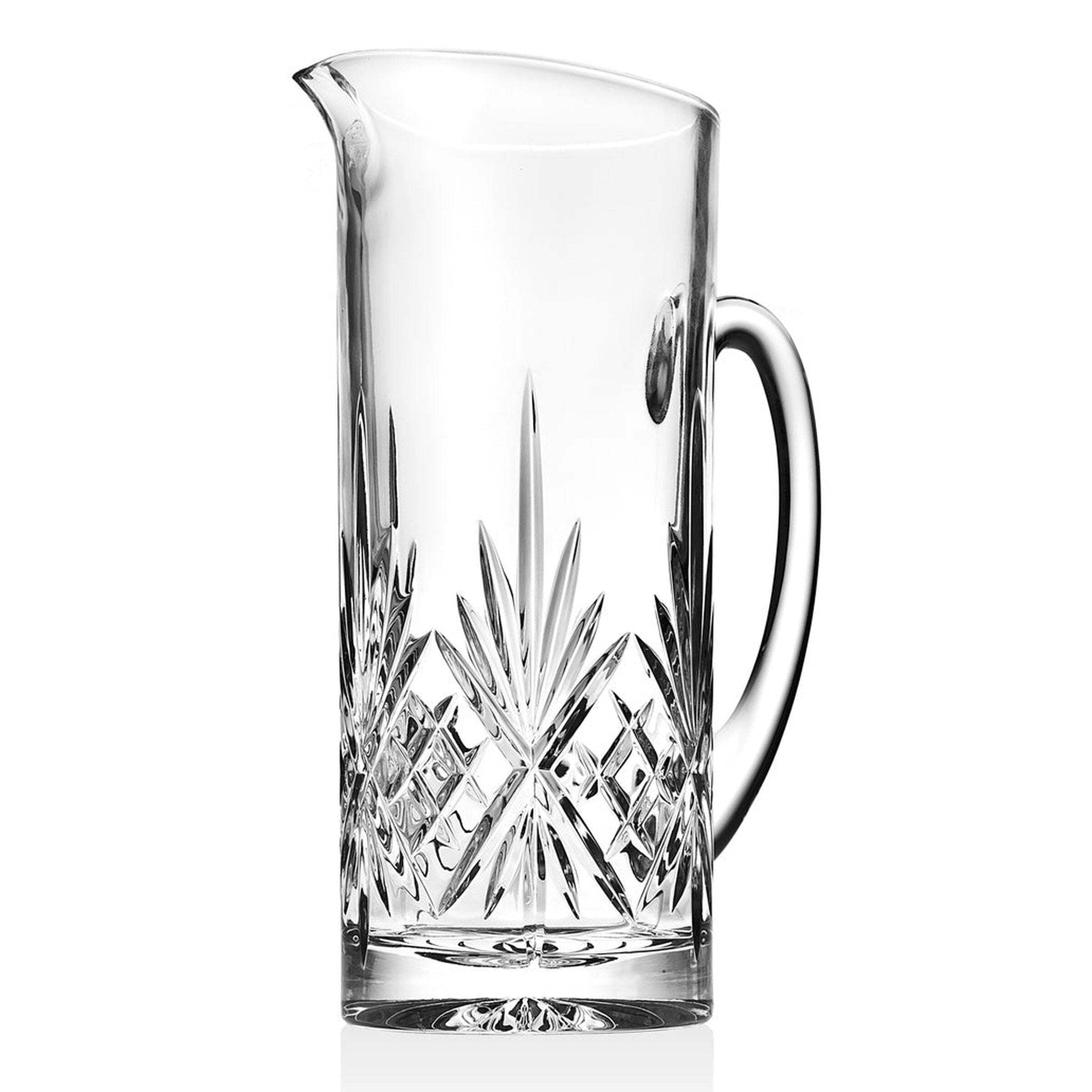 Dublin Crystal Cut 34oz Beverage Pitcher
