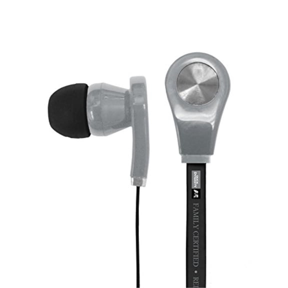 duck dynasty 10333-sil earbuds with mic, silver