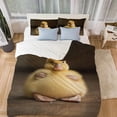 thumbnail image 1 of duckling 3D Printed Bedding Set Quilt Cover Duvet Cover Comforter Covers with Pillowcases Microfiber 3 Pieces for Childrens And Adults with Zipper Closure(90"x90"), 1 of 6