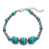 duhgbne fashion turquoise bracelet women's handmade beaded retro jewelry gifts
