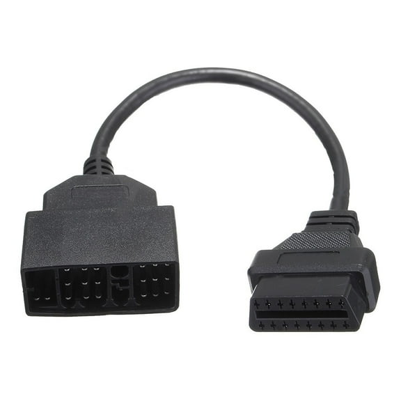 duixinghas 22P-16P OBD1 to OBD2 Automotive Diagnostic Tool with Vehicle Fault Diagnosis, Black