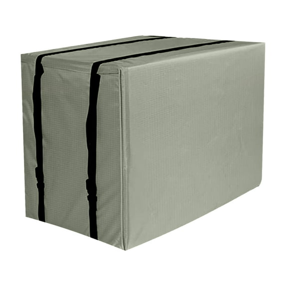 duixinghas Waterproof Oxford Cloth Window Air Conditioner Cover for Home Adjustable Straps, Beige