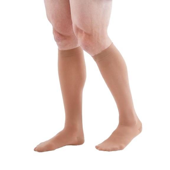 Mediven Duomed Patriot Men's Ribbed Knee High Socks 30-40 mmHg