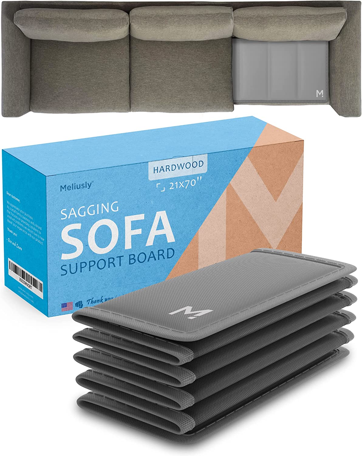 durable Meliusly® Sofa Cushion Support Board (21x70) Couch Supports