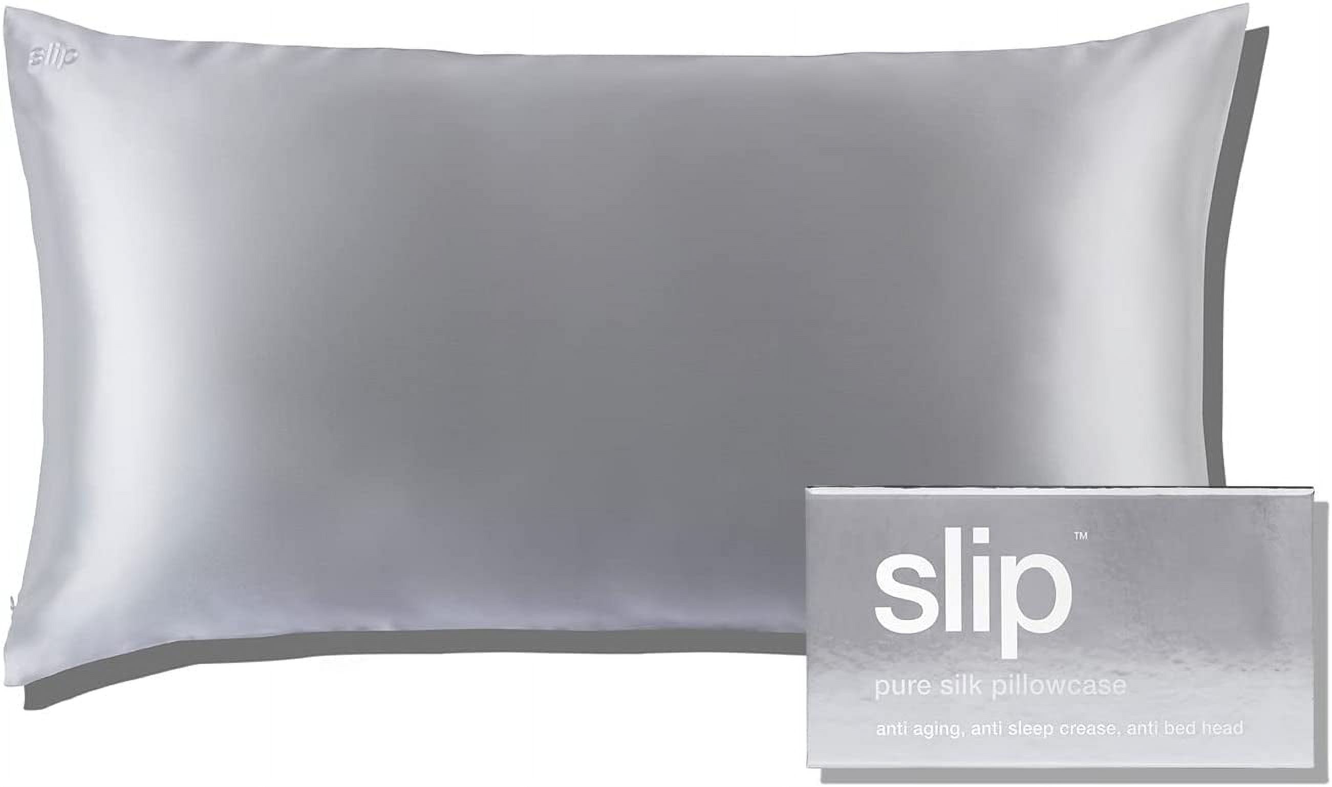 durable SLIP Silk Queen Pillowcase White (20" x 30") 100 Pure 22