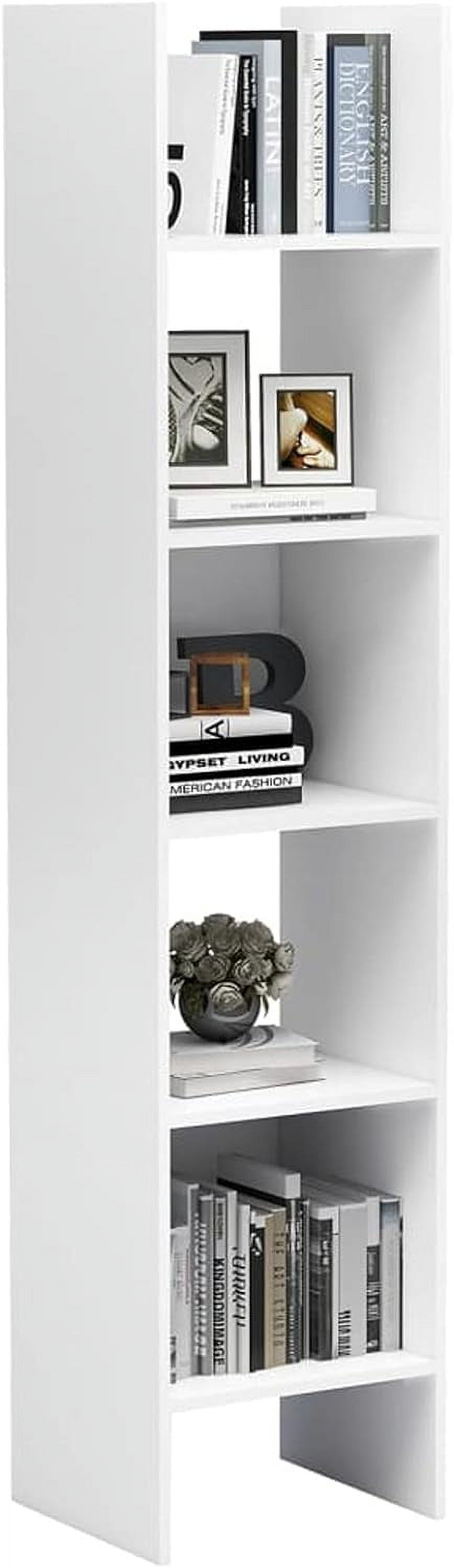 durable Tidyard Bookcase with Storage Shelves Display Rack Book