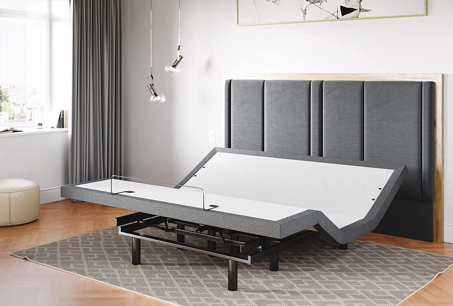 Marsail Twin XL Adjustable Bed Base - Dual Motor Smart Frame With Wireless Remote, Zero Gravity, Anti-Snore, USB Ports, 3-Min Assembly