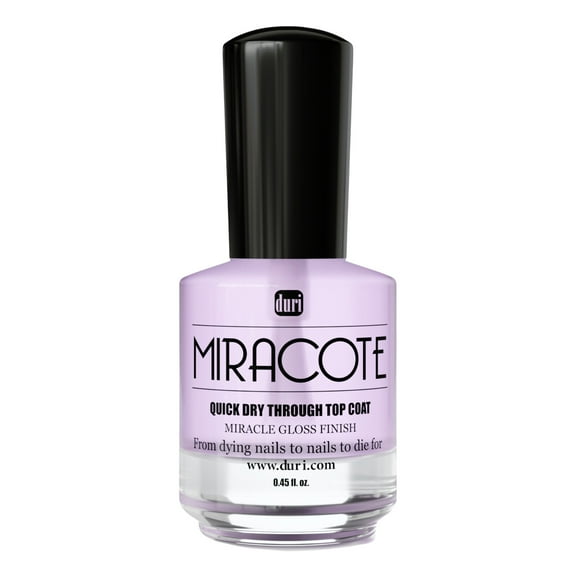 Duri MIRACOTE Vegan Fast Drying Anti Chip Glossy Topcoat Seal Finish