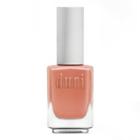 duri Nail Polish, 745 In The Cards, Peach Coral Pink, Full Coverage, Glossy Finish, New Brush, 0.45 Fl Oz by Duri Cosmetics