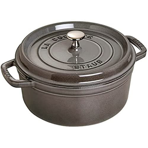 5.5 qt, Round, Cocotte, Graphite Grey
