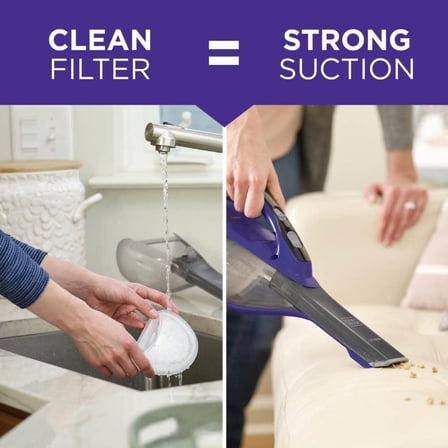 dustbuster furbuster AdvancedClean Cordless Pet Handheld Vacuum, Home and Car Vacuum (HLVA325JP07)