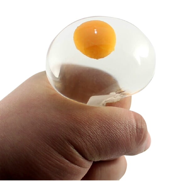 dutauuu 1 Pc Clear Single-Core Silhouette Sensory Fidget Accessory, Soft Tactile Handout for Events, Translucent Amber-Center Desk Gadget for Quiet Engagement, Unique Party Bag Filler