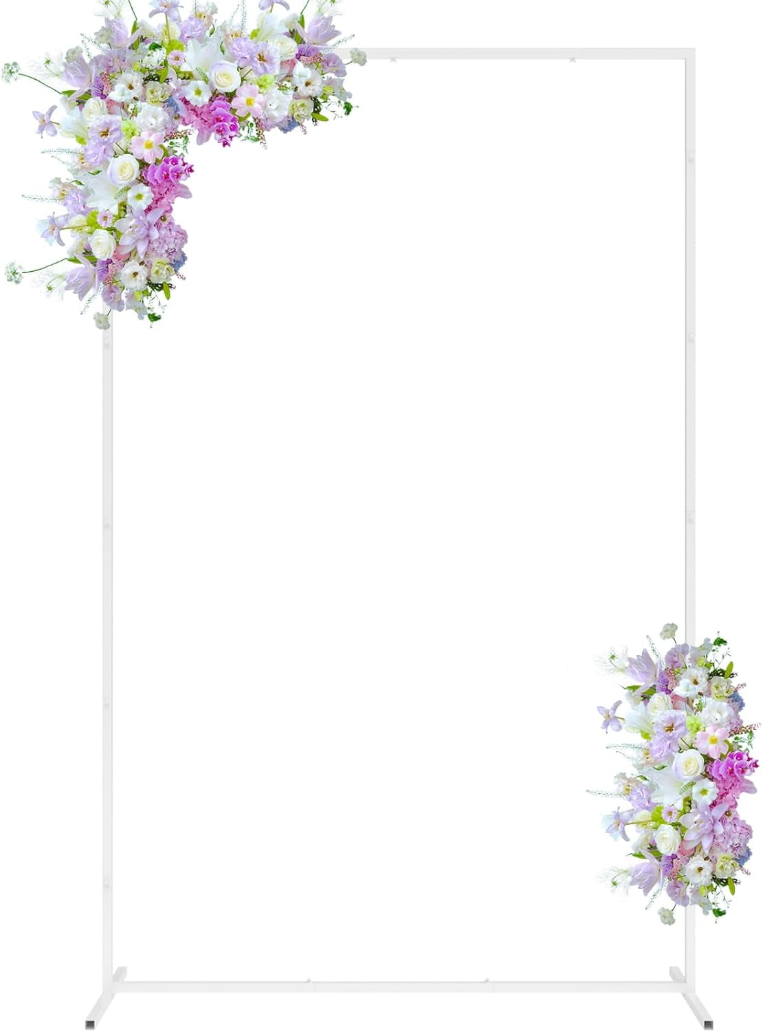 Lüks Altın Düğün Kare Metal Arka Plan Standı 240x240cm Altın Kaplama Kemer Sahne