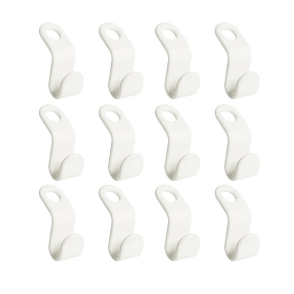 dvypyn 12pc Hanger Connector Hooks White