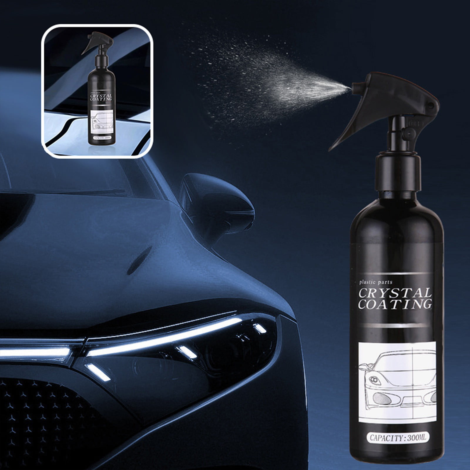 dvypyn Ceramic Spray Ceramic Coating Top Coat For Cars Easy To Apply