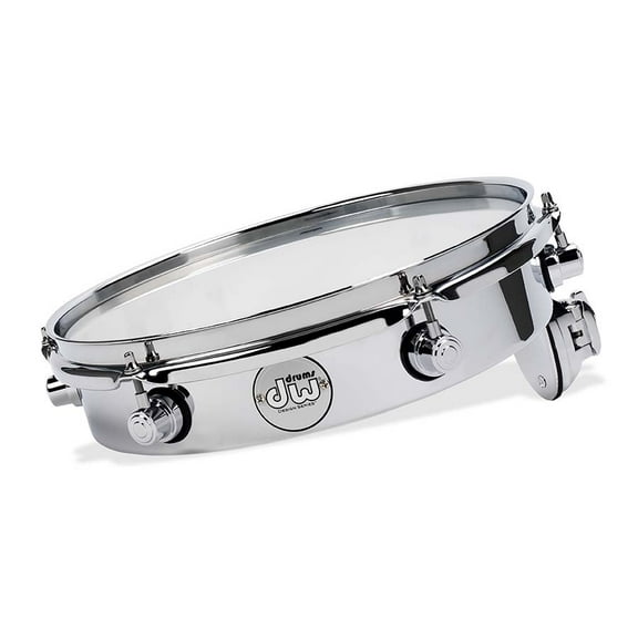 DW Design Series Piccolo Tom, 2.5x12, Chrome Over Steel w/Chrome Hardware