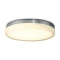 thumbnail image 1 of dweLED Slice Chrome 15-Inch LED Flush Mount with 2700K Warm White, 1 of 2