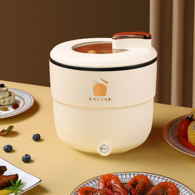 dwsnxt MultiColor Mini Rice Cooker Electric Hot Pot Portable 1.8L