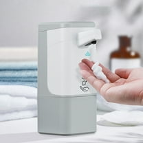 dwsnxt USB Rechargeable Automatic Foam Soap Dispenser, ABS Material, 600ml Capacity for Laundry and Gel, Ideal for Bathrooms and Public Places. White