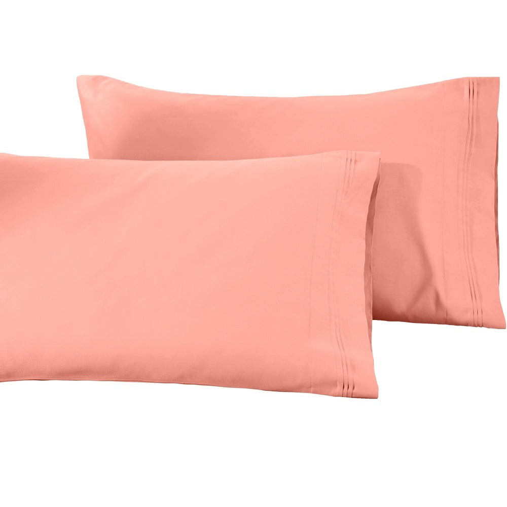 Egyptian Cotton Sateen Pillowcase Set 1500 Thread Count