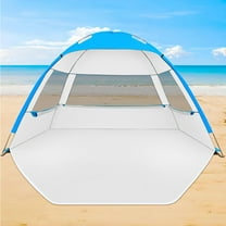 Beach Tent Sun Shelter for 3/4 Person, UPF 50  UV Protection Beach Canopy, Lightweight & Easy Setup Beach Shade Canopy, Portable Beach Cabana