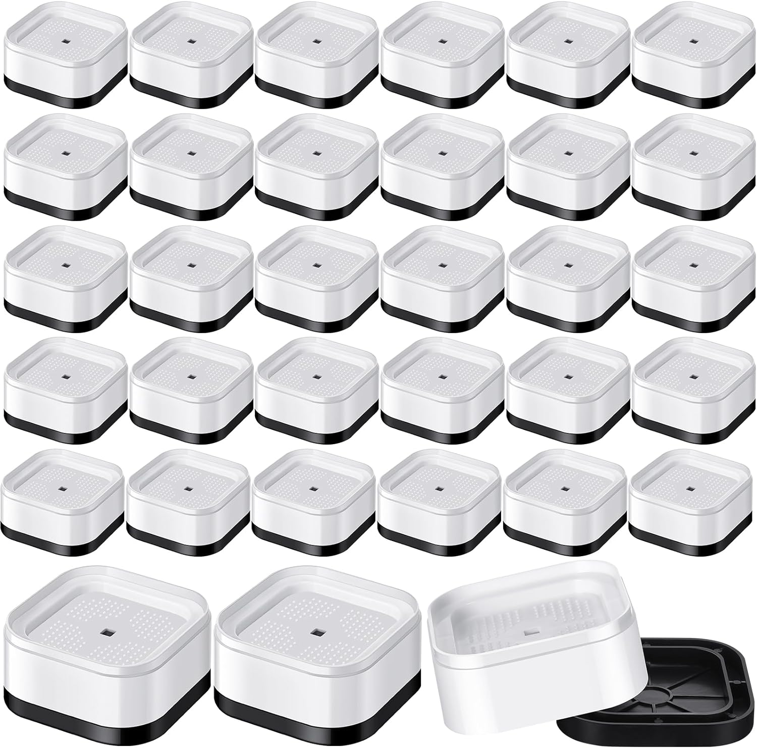 dxynlg Ecally Furniture Risers Adjustable Bed Risers Desk Leg Risers 1. ...