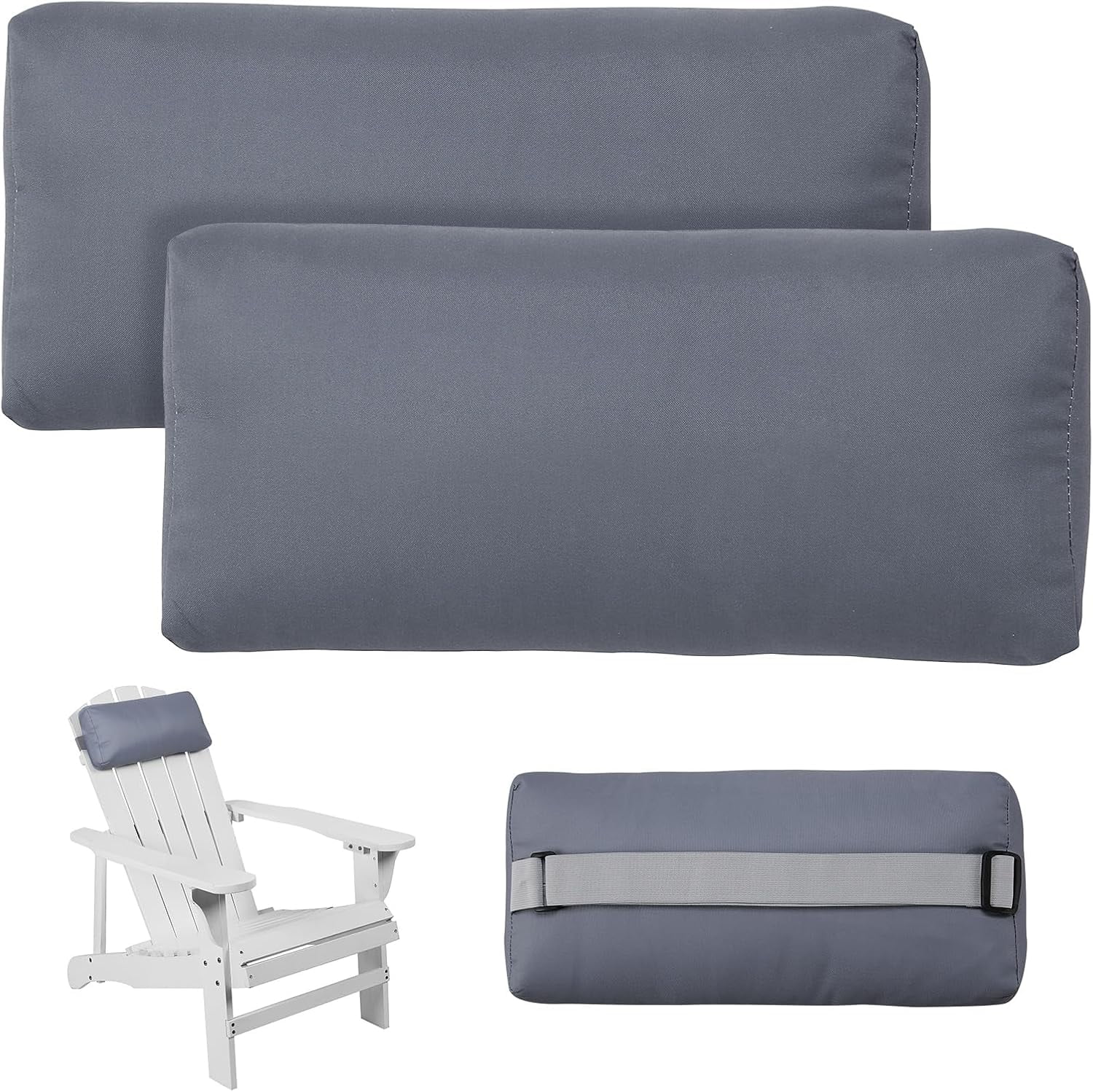 REEZEIVI 2 Pack Hot Tub Headrest Pillow,Chaise Lounge Pillows - View #3