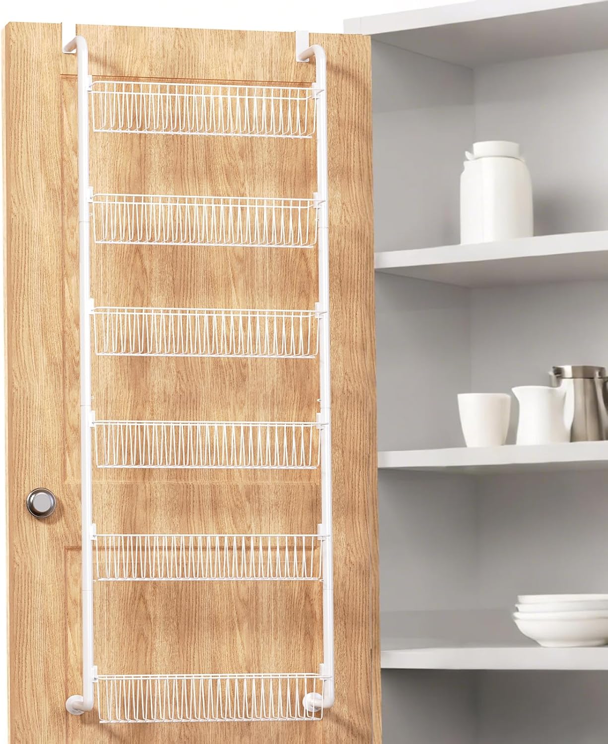 dxynlzq Over The Door Pantry Organizer 8-Tier Pantry Organization and ...