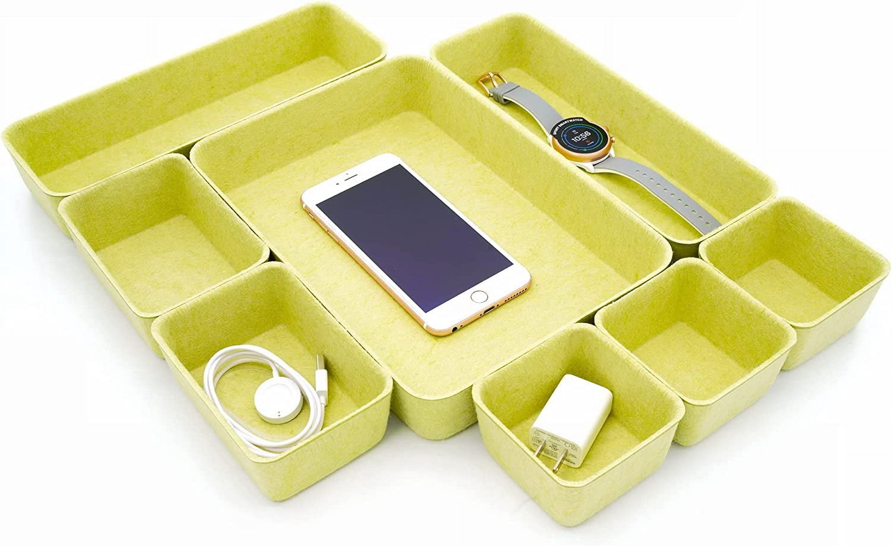 Curated visual reference: Picture Idea: Dxynlzq Drawer Organizers Tray Felt Storage Bins Office Desk Draw
