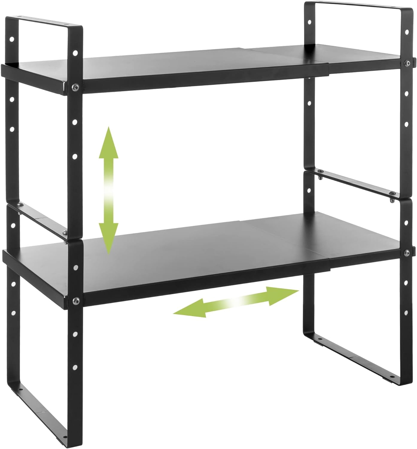 dxynlzq Expandable Cabinet Shelf Organizer Rack Stackable Kitchen ...