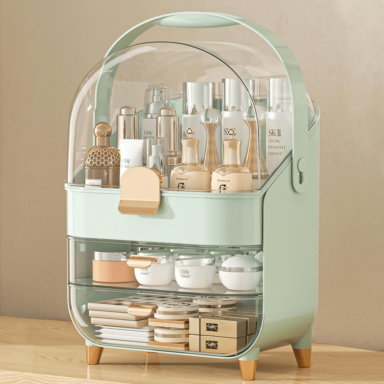 Cosmetic Organizer With Mirror - A Must Have Thing For All Girls main image 0