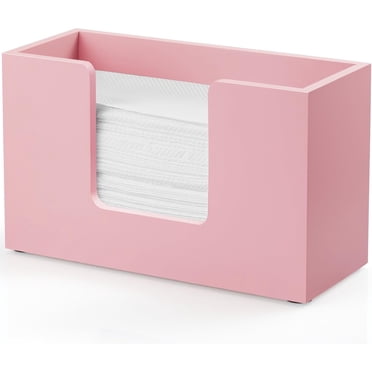 Kitchen Noble Multifold Paper Towel Dispenser - Black Bamboo Wood - For Multifold, Trifold & Z Fold Hand Napkins - Folded Size 9.7" X 3.7" Or Smaller