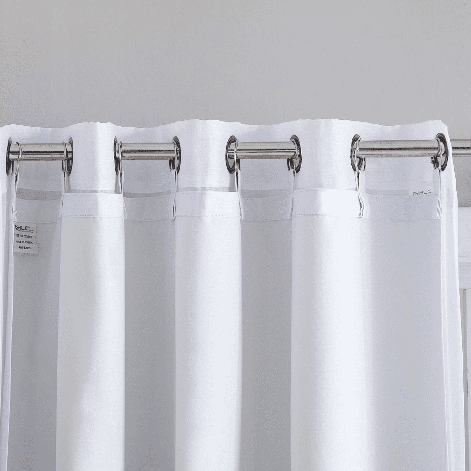 Style Selections 84-in Black Blackout Thermal Lined Back Tab Single Curtain Panel 3491221 At