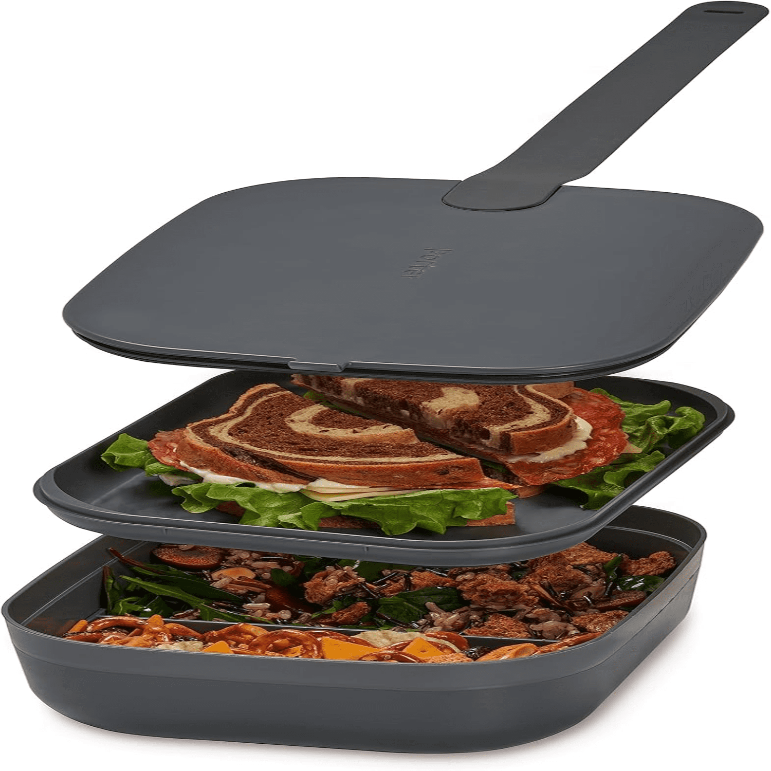 dxynlzq W&P Porter Bento Lunch 3 Compartment Bento Portable Adult Lunch ...
