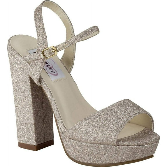 dyeables, inc womens women's whitta platform dress sandal, champagne, 7 m us