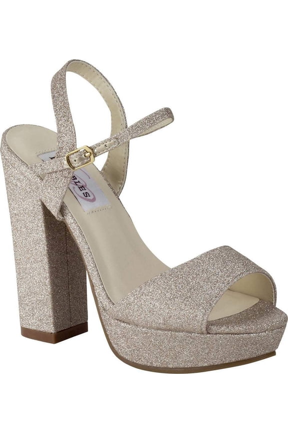 , inc womens women's whitta platform dress sandal, champagne, 7 m us