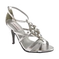 thumbnail image 1 of dyeables women's heidi manmade slingback sandal,silver metallic,7 b us, 1 of 7