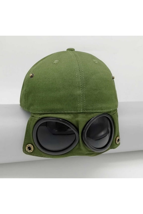 parent child aviator pilot baseball cap soild men women cotton baseball cap unisex hat