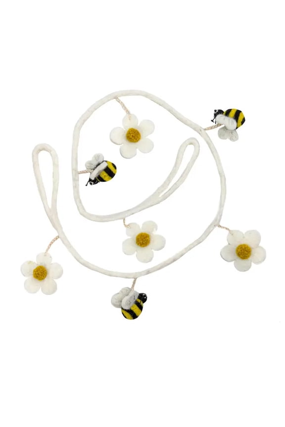 handmade Honeybee Garland