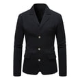 thumbnail image 1 of dzxyzu Men's Casual Blazer Slim Fit 3 Buttons Waffle Suit Jackets Lightweight Classic-fit Sport Workwear Outwear Tops 2024 Winter Saving, 1 of 3