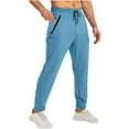 thumbnail image 1 of dzxyzu Mens Casual Joggers Pants Spring And Winter Fashion Casual Sports Popular Sweatpants Cargo Pants Hiking Outdoor Jogging Sweatpants Pants Light Blue, 1 of 6