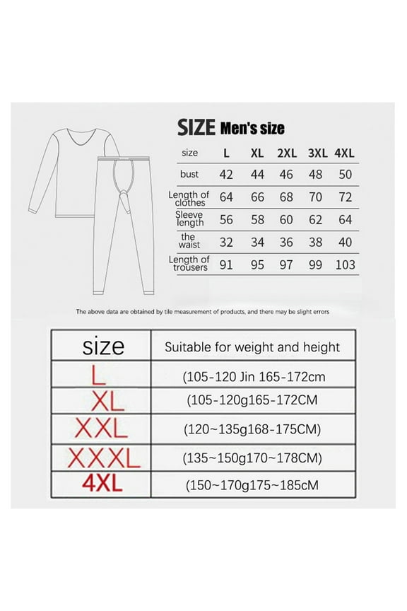 Thermal Underwear for Men Long Johns with Fleece Lined, Base Layers Men Cold Weather Top Bottom, Plus Velvet Seamless Loungewear Fall Winter Bottoming Suit -Blue