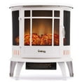 thumbnail image 1 of e-Flame USA Regal Free Standing Electric Fireplace Stove - White, 1 of 12