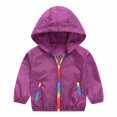 thumbnail image 1 of e Kids Girl Boy Gradient Rainbow Sun Graphic Hoods Outfit for Child Long Sleeve Sun Protection with Hood Winter Fall Hood 2026 Soft Comfy Clothing Y2K 9 Years, 1 of 5