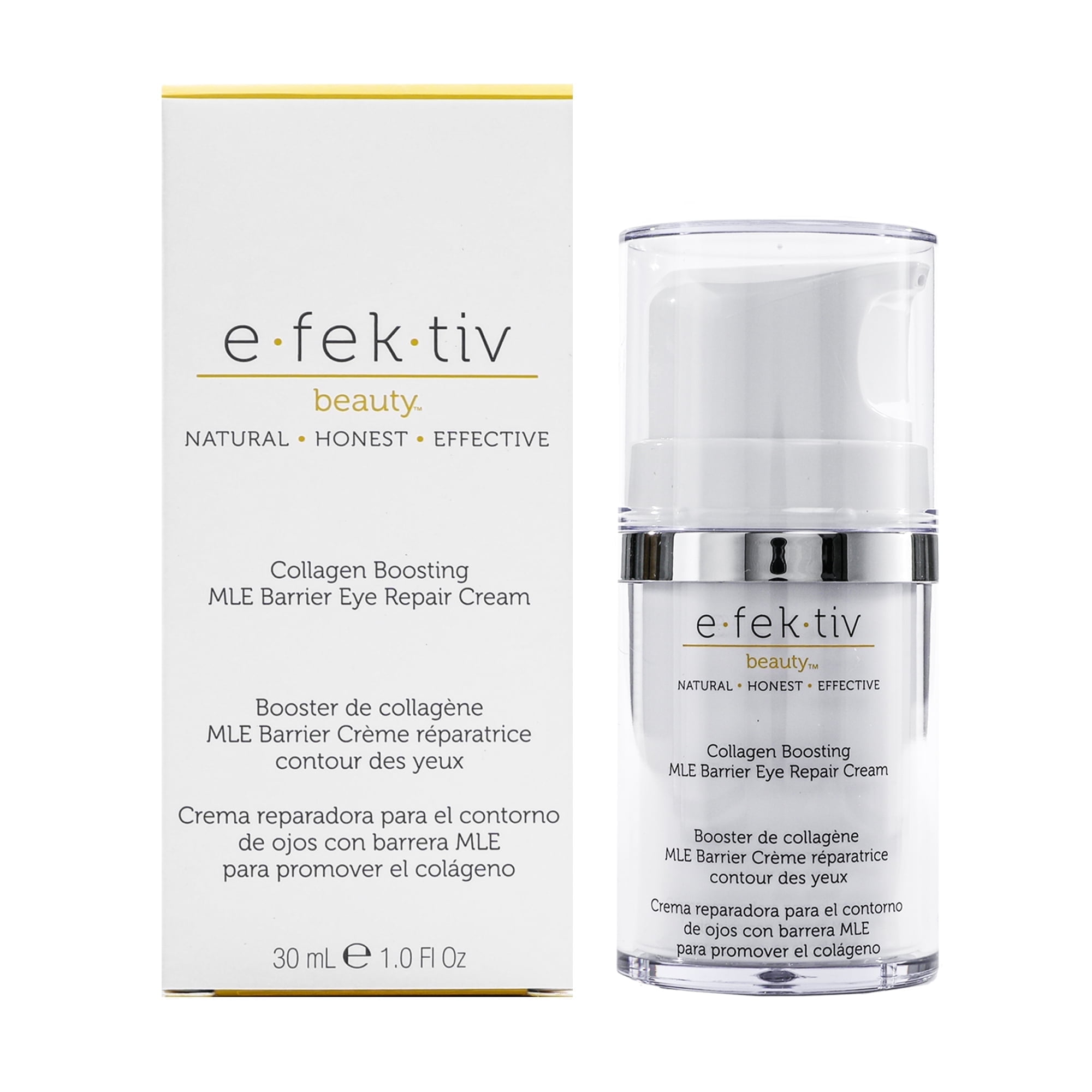 e.fek.tiv Collagen Boosting MLE Barrier Eye Cream, Eye Serum, 1 oz
