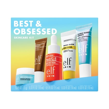 e.l.f. SKIN Best & Obsessed Skincare Kit, 5pc