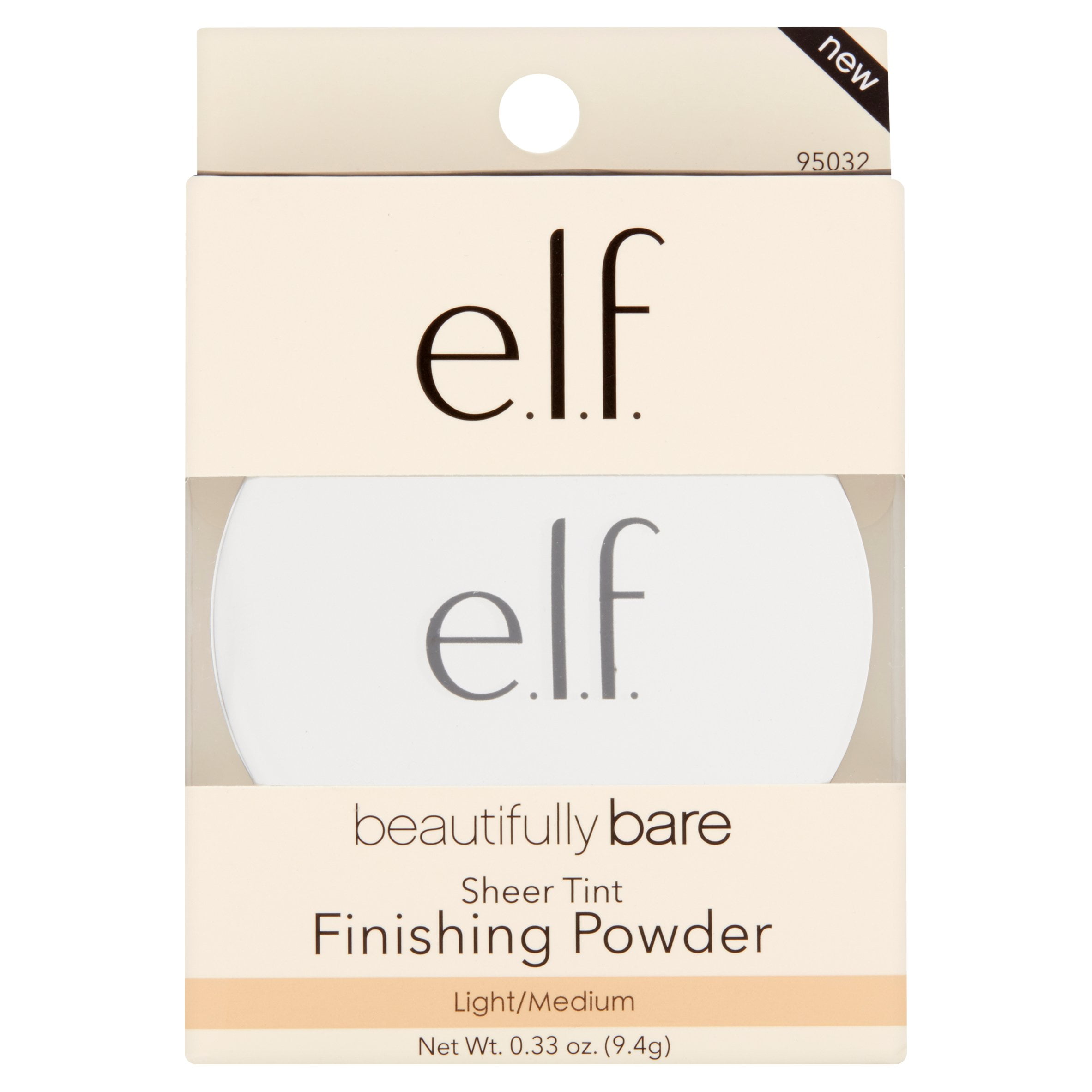 e.l.f. Cosmetics Beautifully Bare Sheer Tint Finishing Powder, Light/Medium