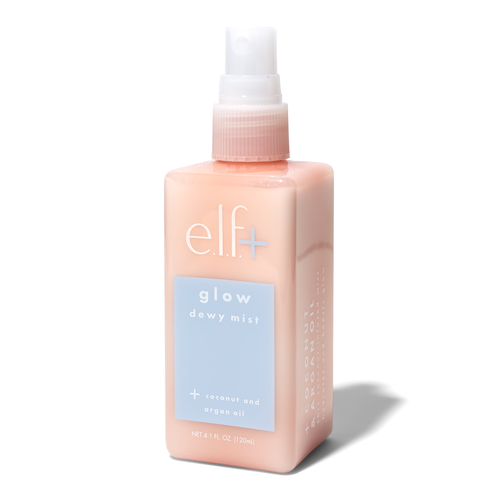 e.l.f. Cosmetics Glow Dewy Mist + coconut and argan oil, 4.1 fl oz